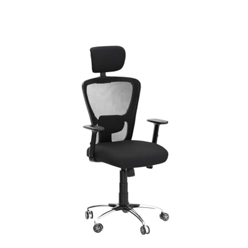 Image of Kepler Brooks Zeus Office Chair for Work | 3-Year Warranty | Ergonomic Office Chair, Study Chair for Home, 2D Adjustable Headrest, Lumbar & Arms, Multi Synchro Lock, Heavy Duty Metal Base (Black)