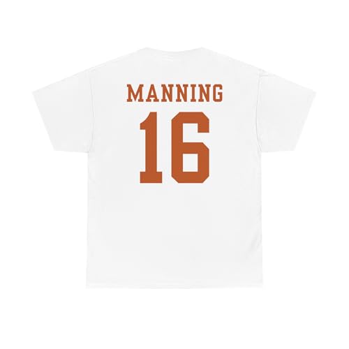Texas Longhorn Manning T-Shirt Tee Shirt College Game Day 16 Sportwear Clothing Gift2