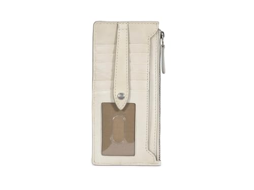 Image of Frye Melissa Snap Card Wallet Oat One Size