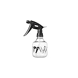 Red by Kiss Spray Bottle, Refillable Container, Continuous Spray for Hair Styling, Watering Plants, Home Cleaning, Adjustable Nozzle (Mist & Sream Mode), Spay Bottle with Measurements (8oz)