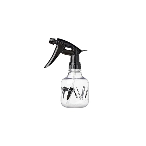 Red by Kiss Spray Bottle, Refillable Container, Continuous Spray for Hair Styling, Watering Plants, Home Cleaning, Adjustable Nozzle (Mist & Sream Mode), Spay Bottle with Measurements (8oz)