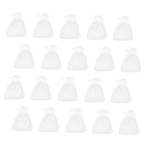 Vaguelly 1 Juego Bolsas De Dulces Para Bolsas Para Fiestas Bolsitas Mini Bolsas De Organza Para Rellenar Bolsas De Fiesta Bolsas De Arpillera Con Cordón Bolsas 50 piezas