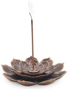 DomeStar Incense Sticks Holder, Incence Holder Brass Stick Incense Burner Insence Ash Catcher