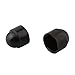 Plastic Screw for Hex Nuts | 145 PCS Fastener Covers with Moisture Resistant Seals | Tool- Installation Black Hardware Protectors for Furniture and Mechanical Assemblies,