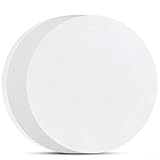 Lot de 100 feuilles de papier sulfurisé rond pour tapis de cuisson compatibles avec friteuse à air, grille-pain, four, micro-ondes et moules à gâteau au fromage (15,2 cm)