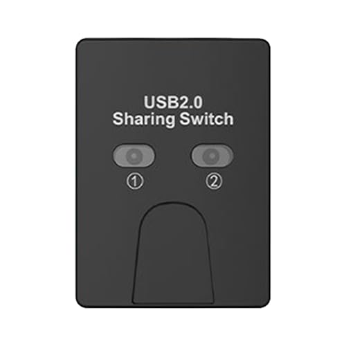 USB2.0 Manual Switching Hubs Printer Sharing Device 2 in 1 Out USB Selectors KVM Hubs Adapter