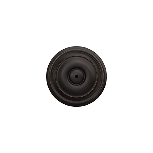 Image of SCHLAGE F40 GEO 716 Georgian Door Knob, Bed & Bath Privacy Lock, Aged Bronze (Pack of 4)