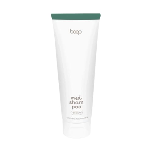 boep med Shampooing doux sans sulfate | Sans parfum pour cuir chevelu sec, démangeaisons ou sujets aux pellicules sèches | Même en cas d'eczéma ou de pellicules sèches | 100 ml