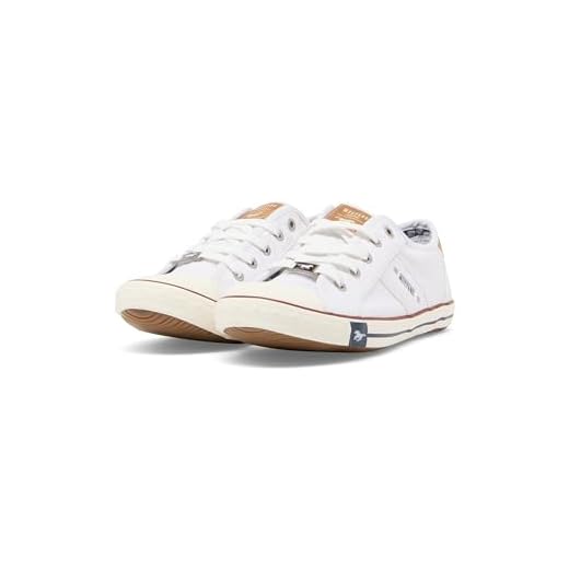 Mustang Damen 1099-302-1 Sneakers, Weiß (weiß 1), 38 EU