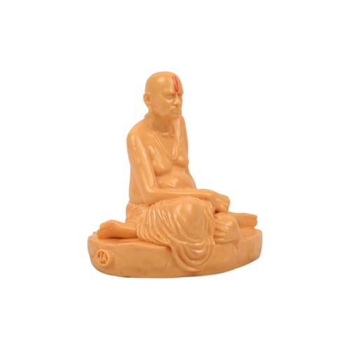 Image of KariGhar Swami Samarth Idol Perfect for Car Dashboard and House Warming 2.5 inch