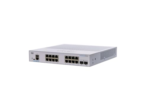 Cisco Business CBS250-16T-2G Smart Switch | 16 Ports GE | 2x1G SFP | Protection à Vie limitée (CBS250-16T-2G) Cisco Business CBS250-16T-2G Smart Switch | 16 Ports GE | 2x1G SFP | Protection à Vie limitée (CBS250-16T-2G)