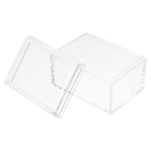 TOBBOMEY Caja Acrílica para Bolsitas de Té 105X7X7 CM Transparente Organizador para Estación de Café y Soporte para Sobres de Azúcar Adecuado para Oficina y Cocina Reutilizable