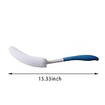 YF-ANEN Long Anti-Slip Curved Handle Bath Body Brush Bath Brush for Middle Aged, Elderly/Pregnant Women Bath and Shower, 15.33 Inch - Image 2