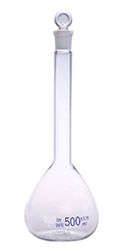 BFC Borosilicate Glass Volumetric Flask - 500ml (B0736Z71G7) Amazon Price History, Amazon Price Tracker