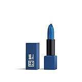 3INA MAKEUP - Vegan - Cruelty Free - The Lipstick 845 - Blau - Lippenstift Matt - Hochpigmentiert Lippen-Stift - Mattiert Intensive Farbe - Cremig Vanille-Duft - Cremige Texture