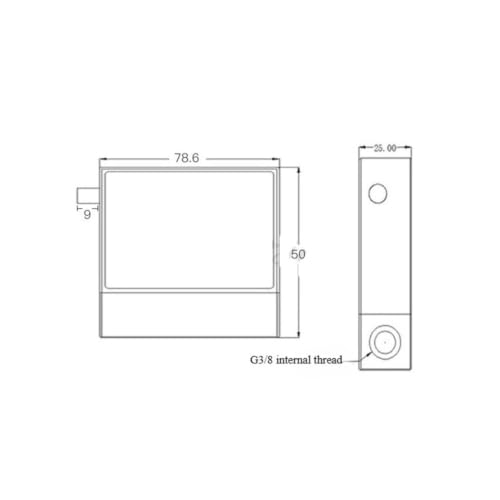 Placa de circuito de caudalímetro másico térmico para rango 2.3-230L 5