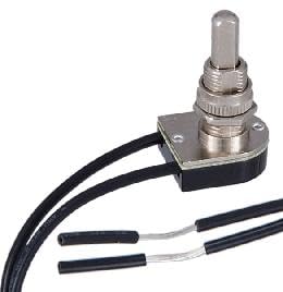B&P Lamp® On-Off Nickel Canopy Switch