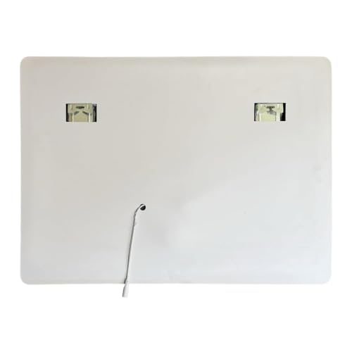 Image of Art Street Hollywood LED Vanity Makeup Mirror with Lights, 9 Led Bulbs Style Dressing Table Mirror, Smart Touch Control, 3 Color Lighting Modes, Wall Mount & Tabletop for Bedroom (50x70 CM)