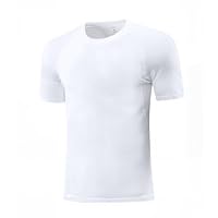 Towintec Boys' Base Layer Top Short sleeve Quick Dry Compression Shirts Athletic Sportswear Undershirts Breathable TeeTops Lightweight Wicking Fit T Shirt for Running Gym Soccer Basketball Football