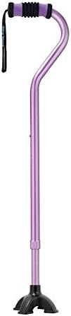 Offset Quad Cane Color: Purple