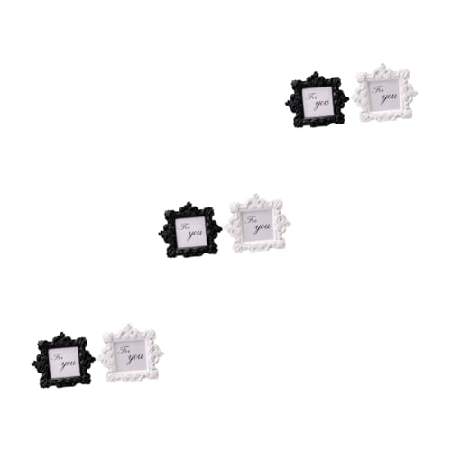 TOPBATHY 6st Vintage Resin Bilderam Med Elegant Design För Inredning Hållbar Och Deformeras Hem Och Bröllop Deko