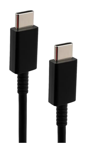 Image of 25W Type C To Type C Fast Charging Black Cable | Compatible for Samsung Galaxy | High Speed Data Transfer | Original Superfast Charging
