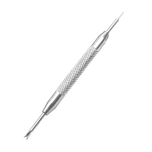 Homiladi Professionelles Werkzeug zum Entfernen von Uhrengliedern, Werkzeug zum Entfernen von Uhrenarmbändern mit doppelseitigem Design für Armbandersatz, Federsteg-Anpassung und Uhrengröße