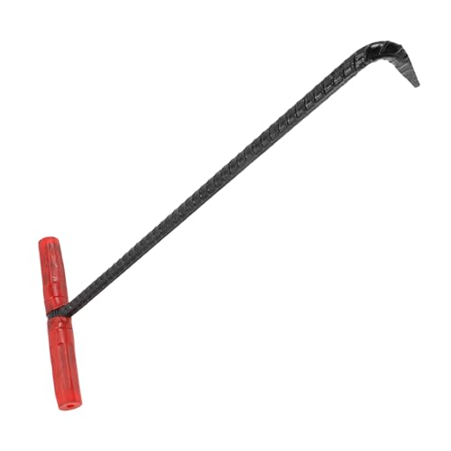 Crochet de levage robuste en acier forgé de 45 cm avec gaine de protection