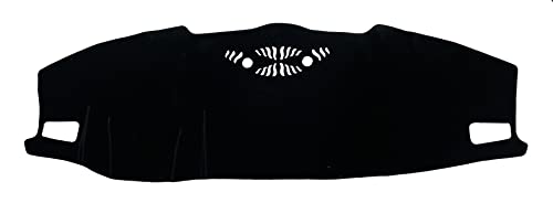 AutofitPro Custom Fit Dashboard Black Center Console Cover Dash Mat Protector Sunshield Cover Compatible with 2021 2022 2023 Jeep Grand Cherokee L