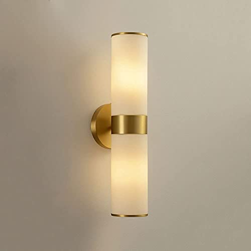 Lampe murale moderne E14 en cuivre pour salon et salle d'eau