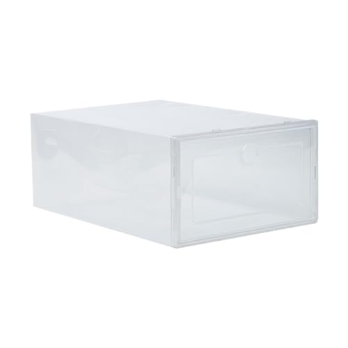 Qectial Caja Apilable para Guardar Zapatos, Estuche Antipolvo para Zapatillas, Ideal para Armarios, Dormitorios O Debajo de La Cama.