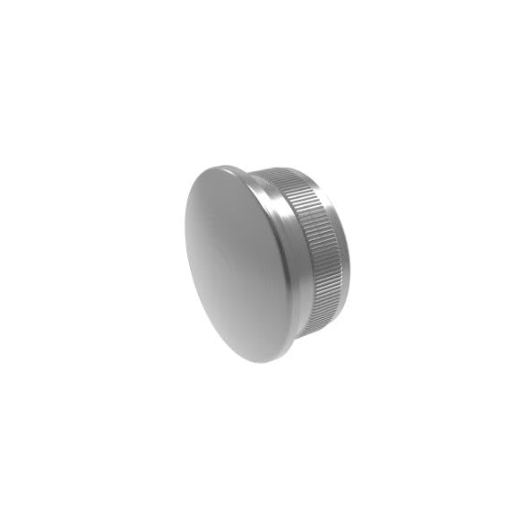 Sellon24 - Tapones de acero inoxidable V2A (42,4 x 2,0 mm, 42,4 x 2,0 mm, cierre de tubo redondo)