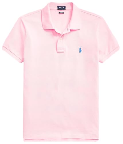 Image of Polo Ralph Lauren Women's Classic Fit Mesh Polo Shirt, CarmelPink, X-Small