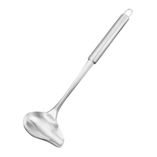 Ciieeo Louche Inox Avec Bec Verseur Cuillère Sauce Petite Louche à Sauce Poignée Confortable Ustensile Lavage Facile