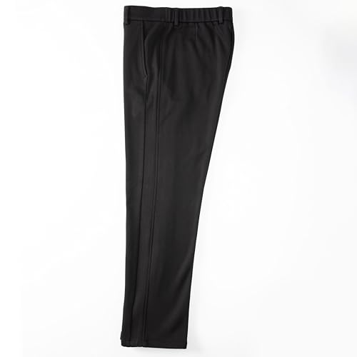 Men's Thermal Straight Leg Dress Pants, Classic Fit, Black3