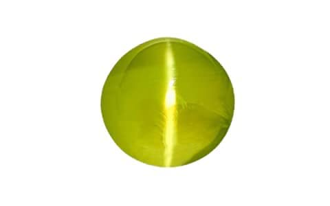 Œil de chat 6 carats naturelle certifiée et non traitée de qualité gemme supérieure