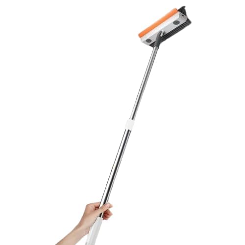 5-in-1 Multipurpose Cleaning Brush with Wiper – Floor Scrub & Bathroom Tile Cleaner with Stainless Steel Handle | Window & Kitchen Cleaning Brush (Multicolor)-image-27