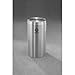 Glaro Inc. Glaro Recyclepro Single Stream Satin Aluminum, 33 Gallon Paper - P-2032-BE