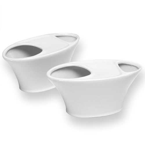 Distributeur de cacahuetes en porcelaine - Lot de 2