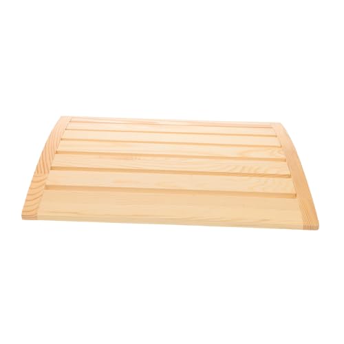 FONDOTIN 桑拿木枕 人間工学設計ネックサポート 木製手作りサウナクッション 汗蒸し用湿気管理 頭部快適保持 サウナアクセサリー自宅用