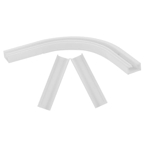 VALICLUD Conector para Riel de Cortina de Techo Resistente y Estable Unión Ángulo de Grados para Carril de Cortina Instalación sin Taladro Compatible con Rieles Dobles y Sencillos