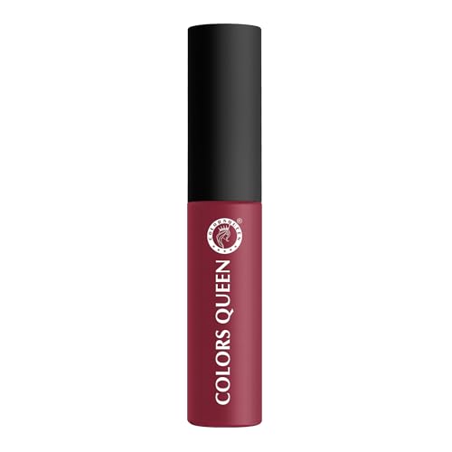 Image of Colors Queen Mellow Matte Lip Cream, Long Wear Liquid Matte Lipstick, Velvety Soft Finish, Weightless Formula, Long Lasting Lipstick for Women (07 - Pretty Please)