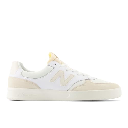 New Balance Men's 300 V3 Court Sneaker, White/Sea Salt/Linen, 9 Wide2