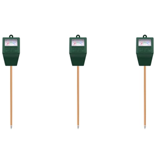 Lbvzxkad 3X Medidor de Humedad del Suelo, Medidor de Agua de Plantas para Interiores Y Exteriores, Medidor de Suelo con Sensor Higrómetro para Plantas en Macetas, Jardín, Césped, Granja