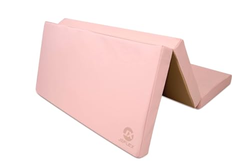 Jeflex - pink/beige klappbare Weichbodenmatte & Turnmatte 150 x 100 x 8 cm...