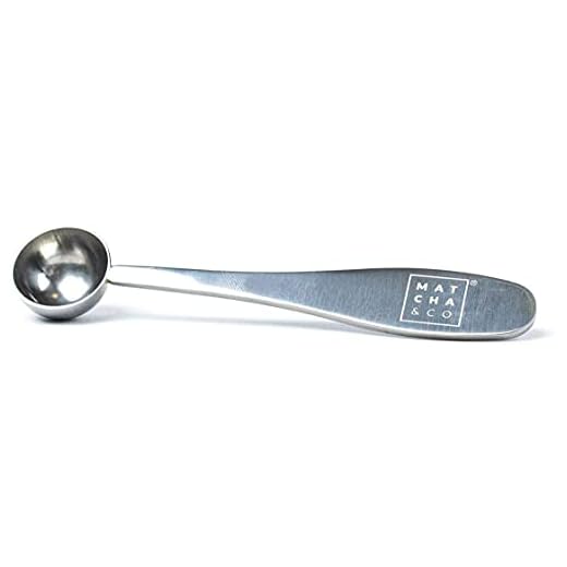 Cuillère doseuse pour thé Matcha - Dose de 1 g - Mesure Tasse - Acier Inoxydable 18/8