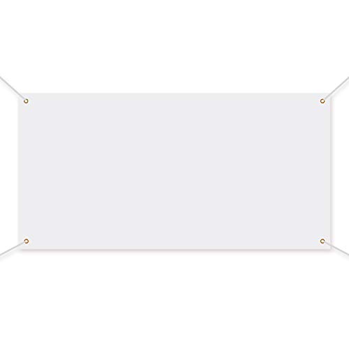 Zonon Large Blank Banners And Signs Polyester...