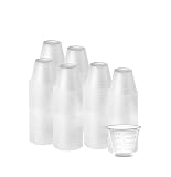 DIMES 1oz Plastic Medicine Cups Bulk Pack of 100, For Epoxy Mixing, Resin Mixing and Paint Mixing -