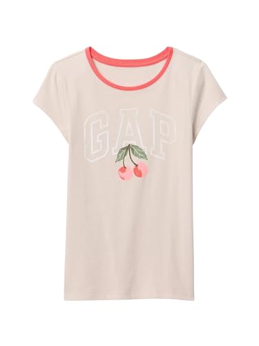Image of Gap Girls Short Sleeve Logo Tee T-Shirt