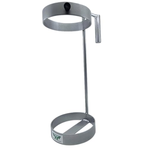 FWF Oxygen Rack for Stryker Hospital BEDS Holds 1 (D OR E Style) Cylinder Diameter 4.3